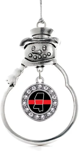 Miniatura 139 de Inspired Silver - Roller Queen - Adorno de Navidad plateado - Adorno circular para árbol de Navidad con circonita cúbica - Decoración colgante