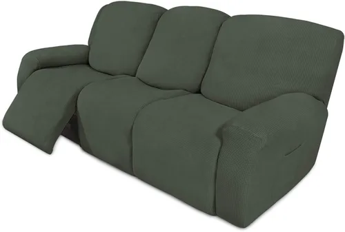 Miniatura 26 de Easy-Going - Funda elástica para sofá reclinable y sofá cama, 6 piezas, protector de muebles, suave, parte inferior elástica, tela jacquard