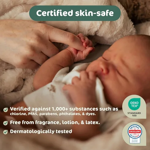 Miniatura 3 de Naty BioEmbrace - Pañales para bebé, certificado seguro para la piel sensible, protección contra fugas de hasta el 100 %, suavidad a base