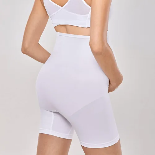 Miniatura 5 de Gratlin Fajas de maternidad sin costuras para mujer, pantalones cortos de embarazo, bragas de cintura alta, ropa interior a medio muslo