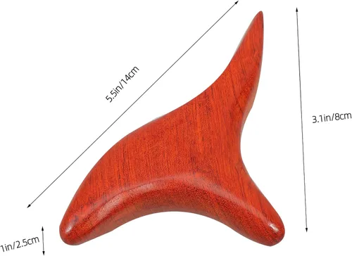 Miniatura 6 de COHEALI Paquete de 2 varillas de masaje de madera, varillas de masaje de punto de gatillo para alivio muscular de tejido profundo, herramientas