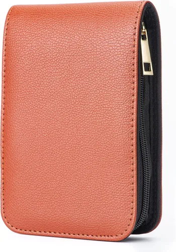 Miniatura 9 de Lanxivi 12 Estuche para pluma estilográfica, color negro, café, piel sintética, organizador Pourch Gag