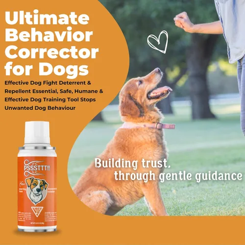 Miniatura 2 de PSSSTTT - Aerosol para perros, 3.5 onzas líquidas (3.49 oz), entrenamiento eficaz de comportamiento para perros, corrector de perro disuasorio