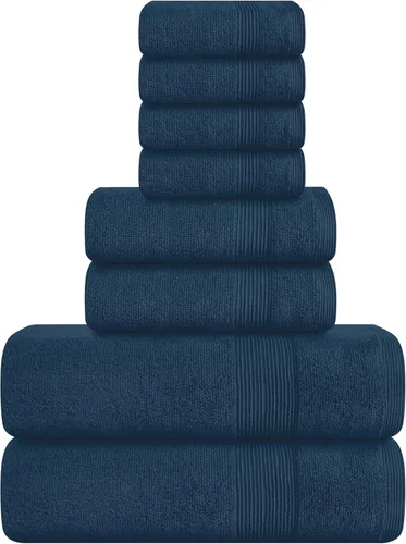 Miniatura 16 de Belizzi Home Toallas de Baño Extragrandes Premium de Algodón Paquete de 2, 35x70 - 100% Algodón Puro - Ideal para Uso Diario - Ultra Suave y Morado