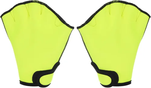 Miniatura 21 de PATIKIL Guantes de natación con malla, unisex, guantes de resistencia al agua, accesorios de entrenamiento para natación y buceo Negro