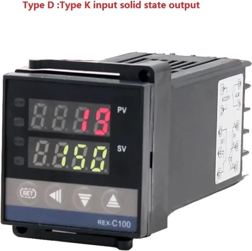 Miniatura 2 de REX-C100 Digital PID Controlador de Temperatura Inteligente Universal/K Tipo REX C100 Termostato SSR Salida de Relé (Tipo A)