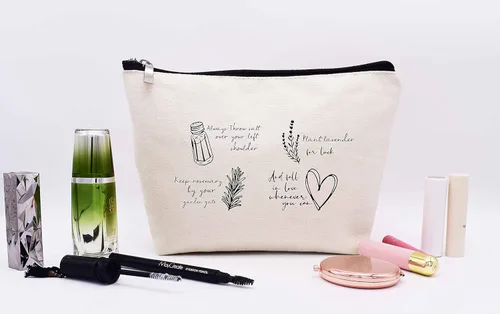 Miniatura 6 de LIBIHUA Bolsa de maquillaje para mujer, bolsa de cosméticos regalos para ella, bolsa de viaje femenina