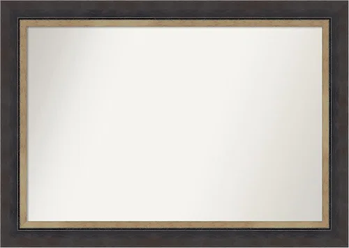Miniatura 239 de Amanti Art Espejo personalizado, espejo de baño negro Astor, espejo de pared o espejo de tocador de baño sobre el fregadero (25 x 25 pulgadas)
