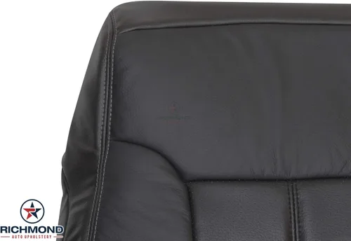 Miniatura 7 de Richmond Auto tapicería – Repuesto completo de fundas de asiento perforadas para el lado del conductor, negro