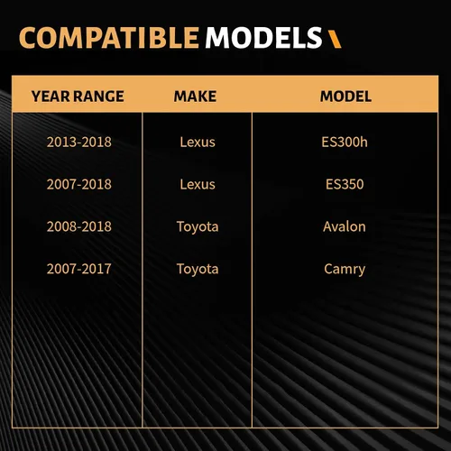 Miniatura 3 de Juego de pastillas de freno delanteras de cerámica compatible con Toyota Avalon 2008-2018, Toyota Camry 2007-2017, compatible con Lexus ES350