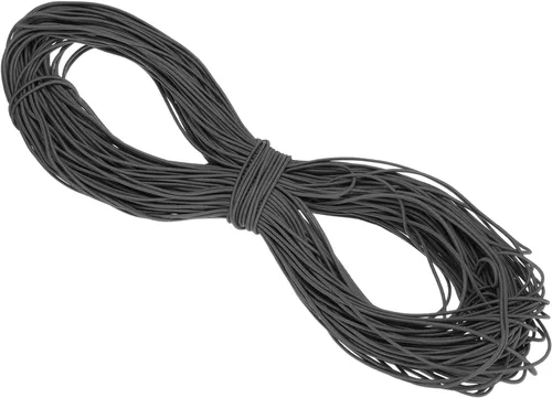 Miniatura 124 de PATIKIL Cuerda elástica elástica de 109 yardas (328.1 ft), cuerda elástica pesada de 0.059 in, albaricoque para manualidades, correas de gancho