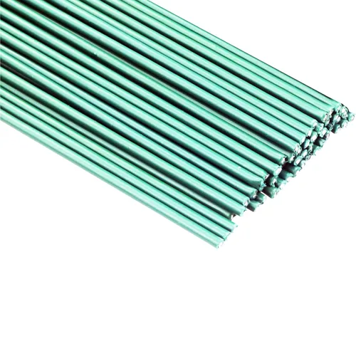 Miniatura 6 de Arlai 100 piezas de alambre de tallo floral calibre 2, 16 pulgadas, alambre floral verde oscuro - Suministros para hacer coronas de flores