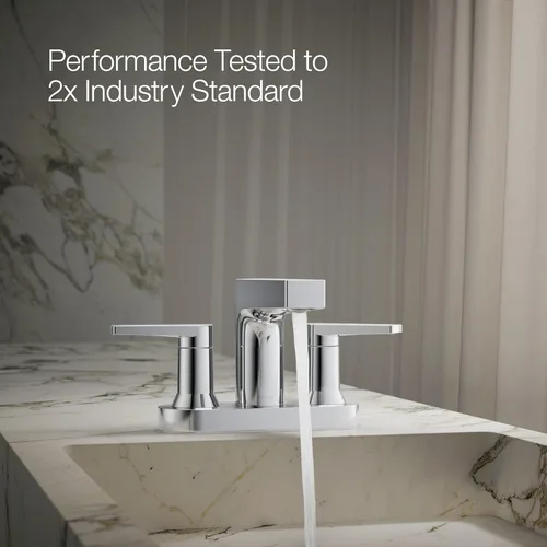 Miniatura 3 de Kohler 97031-4-BN Taut - Grifo para lavabo de baño, 1.2 gpm, níquel cepillado vibrante Vibrant Brushed Nickel
