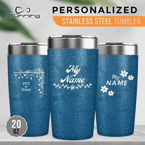 Miniatura 6 de Vaso aislado de acero inoxidable personalizado de 20 onzas, regalos personalizados para hombres, mujeres, enfermeras, profesores, Navidad