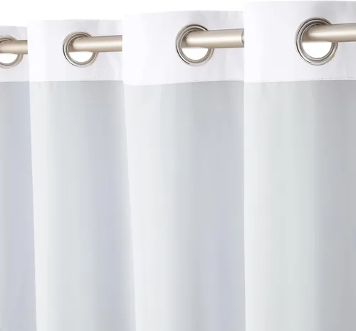 Miniatura 5 de Amazon Basics Cortina opaca para ventana con bloqueo de luz para oscurecer la habitación con 2 paneles de ojales, para sala de estar y dormitorio