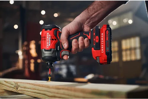 Miniatura 9 de CRAFTSMAN Destornillador de impacto inalámbrico V20, 1/4 de pulgada, solo herramienta desnuda (CMCF813B)