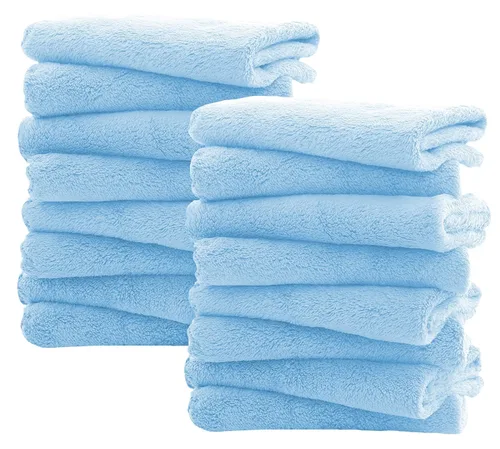 Miniatura 14 de Paquete de 8 pañitos grandes para bebés, de 20 por 10 pulgadas, son ultra absorbentes, se pueden lavar a mano, ideales para recién nacidos, toalla