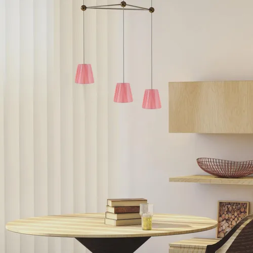 Miniatura 5 de SHERCHPRY 2 piezas de clip para lámpara de repuesto de tela plisada para lámparas de piso de mesa y mesita de noche, accesorio decorativo fácil