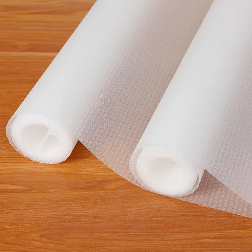 Miniatura 12 de Hersvin Revestimientos para estantes, alfombrillas de cajón de cocina de 12 pulgadas x 20 pies, protector de armario de EVA no adhesivo, forro