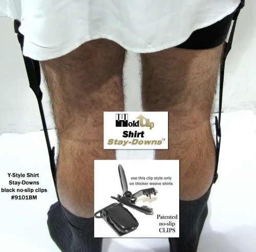 Miniatura 30 de La camisa de vestir Hold-Ups® Stay-downs se mantiene con clips antideslizantes patentados en Estados Unidos