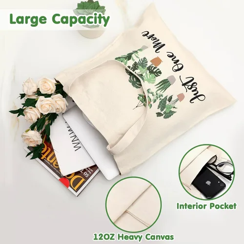 Miniatura 8 de Nefelibata Regalos para amantes de las plantas para mujeres, bolsa de mano Plant Lady de 16 onzas, taza de café helado Just One More con tapa