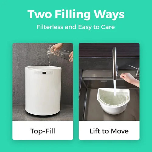Miniatura 7 de Humidificadores para Habitación Grande, Y&O 10L (2.64Gal) Humidificador de Vapor para Toda la Casa para Plantas, Diseño Sin Filtro, Apagado
