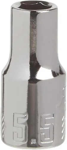 CRAFTSMAN Juego de Vasos de Llave Superficial, Métrico, Accionamiento de 1/4 Pulgada, 5.5mm, 6 Puntas (CMMT43511)