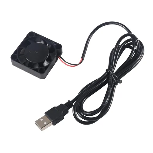 Miniatura 7 de Ventilador de refrigeración sin escobillas USB de 1.575 in x 0.394 in DC 5 V, ventilador de refrigeración silencioso 4010 mini ventilador