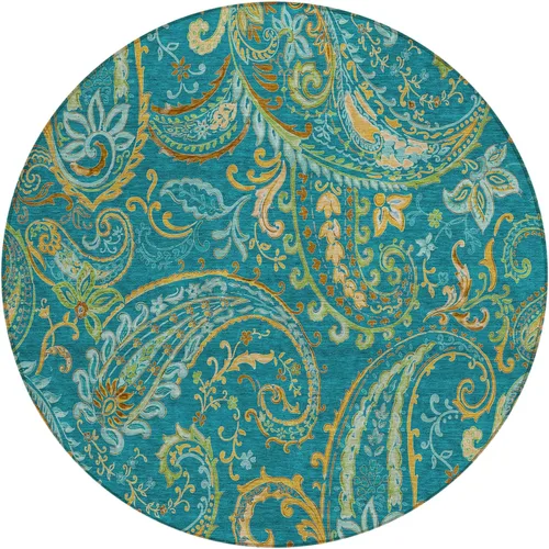 Miniatura 34 de Addison Rugs Chantille ACN533 - Alfombra negra de 8 x 10 pies, resistente a las manchas, lavable a máquina, no se desprende, para dormitorio, sala