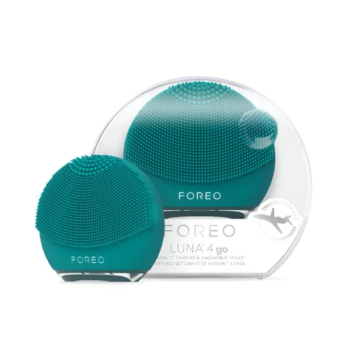 FOREO Luna 4 go Cepillo de limpieza facial y masajeador reafirmante - Cuidado facial premium - Mejora la absorción - Herramientas simples para el