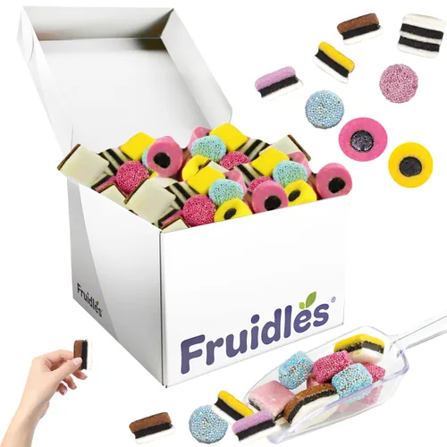 Miniatura 15 de Fruidles Gomitas de Regaliz Allsorts de Estilo Inglés, Dulces Allsorts, Sin OGM (1 Libra)