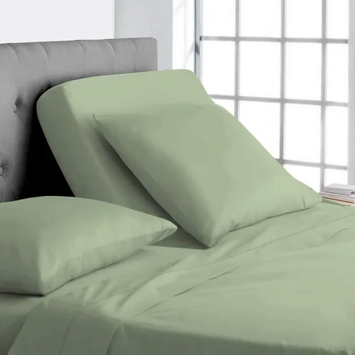 Miniatura 6 de Online Bedding Linen Flex Top - Cama tamaño Queen, 800 hilos, algodón egipcio de 18 pulgadas, sábanas divididas de bolsillo profundo para dormir