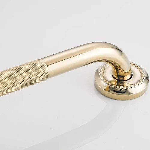 Miniatura 7 de Barra de agarre de ducha texturizada, rieles de soporte de baño de 12 pulgadas, elegante barandilla de mano con reposabrazos de seguridad, acabado