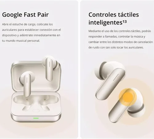 Miniatura 8 de realme Air 7 - Audífonos inalámbricos verdaderos, reducción de ruido activa de 52 dB, sonido de alta resolución, LHDC, controlador de graves Púrpura