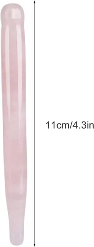 Miniatura 6 de ZJchao Varita de masaje con piedra de masaje, varita de cristal de jade Gua Sha, herramientas de masaje Guasha, herramienta de belleza