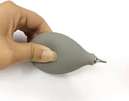 Miniatura 5 de Bomba de bombilla de goma para soplador de aire, soplador de aire para audífonos y soplador de moho (gris)