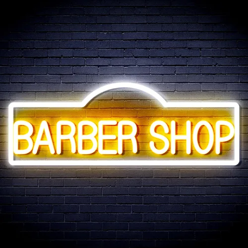 Miniatura 16 de ADVPRO Señal de neón LED de silicona flexible de Barber Shop - rojo y azul - st16s42-fnu0358-rb