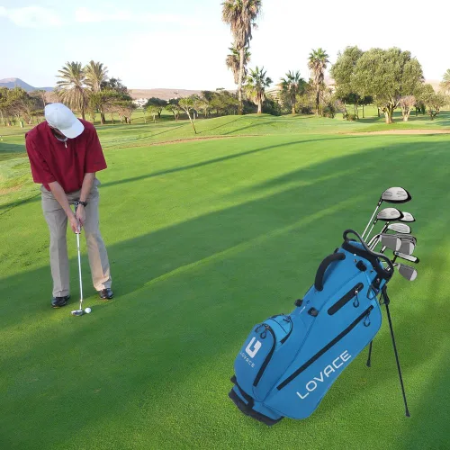 Miniatura 6 de Bolsa de golf de 14 vías, bolsas de golf ligeras con soporte para hombres y mujeres