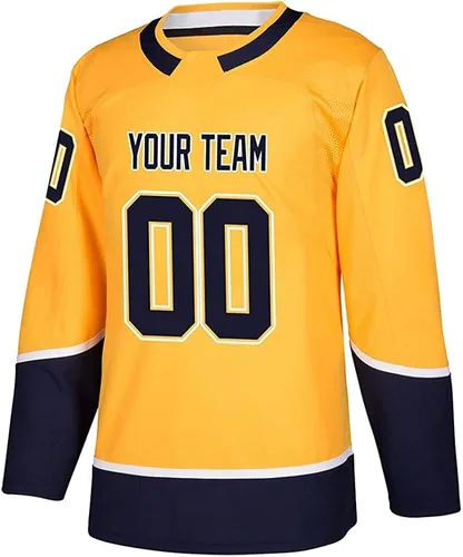 Miniatura 2 de Camiseta de hockey sobre hielo personalizada con cualquier número de nombre, personalizada para adultos y jóvenes