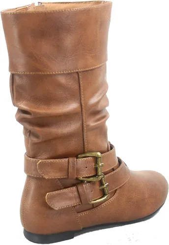 Miniatura 3 de Link Sonny-54K - Botas de equitación con hebilla de tacón bajo y puntera redonda para niñas jóvenes