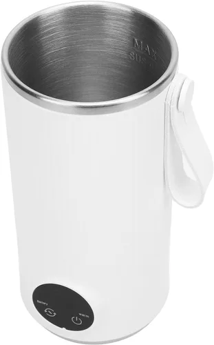 Miniatura 6 de Hervidor eléctrico portátil recargable – Hervidor eléctrico de viaje de 13.5 fl oz, con agitador giratorio, mini hervidor de té de acero inoxidable