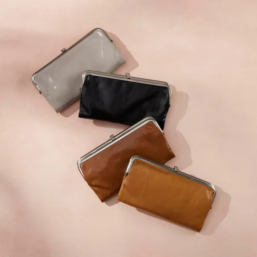 Miniatura 6 de HOBO Cartera de mano de cuero Lauren para mujer