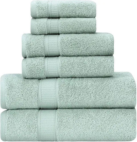 Miniatura 52 de LA HAMMAM - Paquete de 6 toallas de mano de 16 x 28 pulgadas de algodón turco para baño, cara, hotel, gimnasio y spa Extra suave al tacto, secado