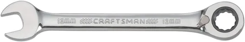 CRAFTSMAN Llave de trinquete, métrica, reversible, 0.512 in, 72 dientes, 12 puntos (CMMT42424)