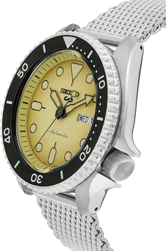 Miniatura 2 de SEIKO Reloj automático para hombre con correa de acero inoxidable plateado modelo SRPD67K1 Blanco apagado Pulsera