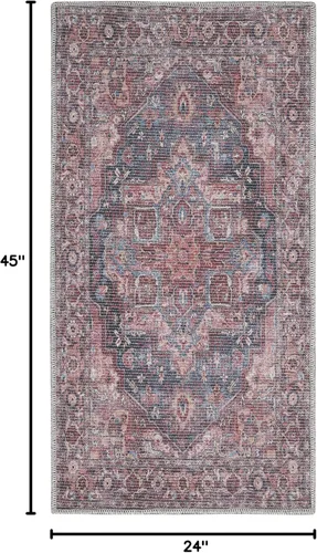 Miniatura 94 de Nourison Home New Concept - Alfombra lavable de 6 x 9 pies, fácil de limpiar, no se desprende, para dormitorio, sala de estar, comedor y cocina