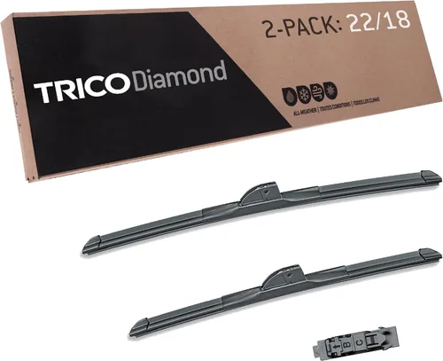 Miniatura 31 de TRICO Gold 21" + 19" Juego de 2 limpiaparabrisas de repuesto automotriz de primera calidad, limpiaparabrisas de haz para lado del pasajero