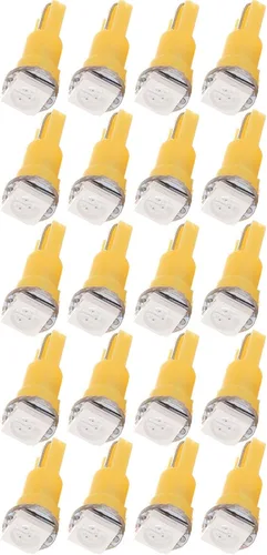 Miniatura 8 de Bombillas de ledes Cciyu T5 58 70 73 74 acuñadas para indicador de tablero de mando 1-SMD 5050 para instrumento de tablero de mando, bombillas