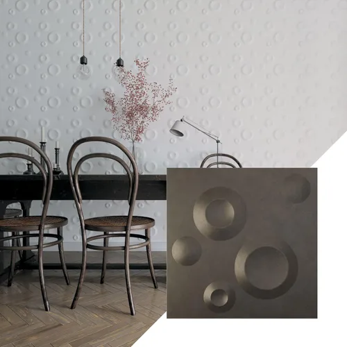 Miniatura 17 de Ekena Millwork WP12X12COWH Cole EnduraWall - Paneles decorativos de pared 3D de 11 7/8 pulgadas de ancho x 11 7/8 pulgadas de alto, color blanco