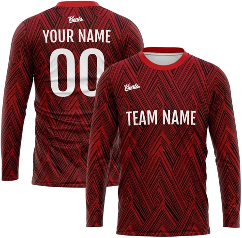 Camiseta personalizada de manga larga para baloncesto y fútbol para adultos y niños